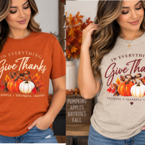 Thanksgiving custom printed T-shirts